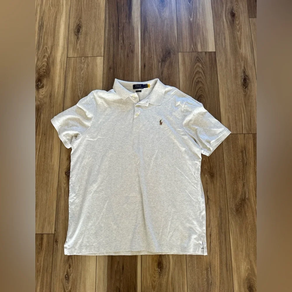 Polo by Ralph Lauren Men's Light Tan Polo Shirt size XL classic fit